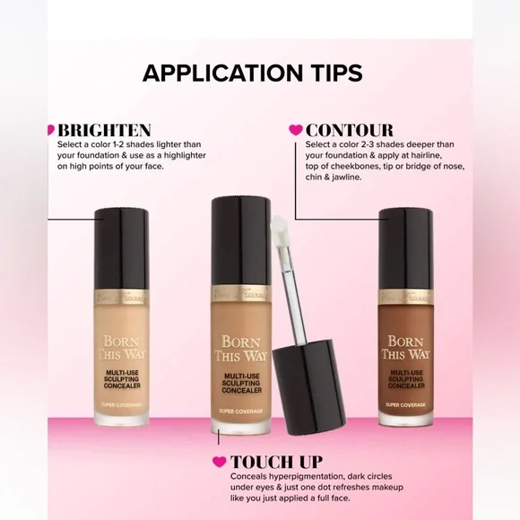 Born This Way Super Coverage Multi-Use Concealer • Golden - Picture 3 of 6